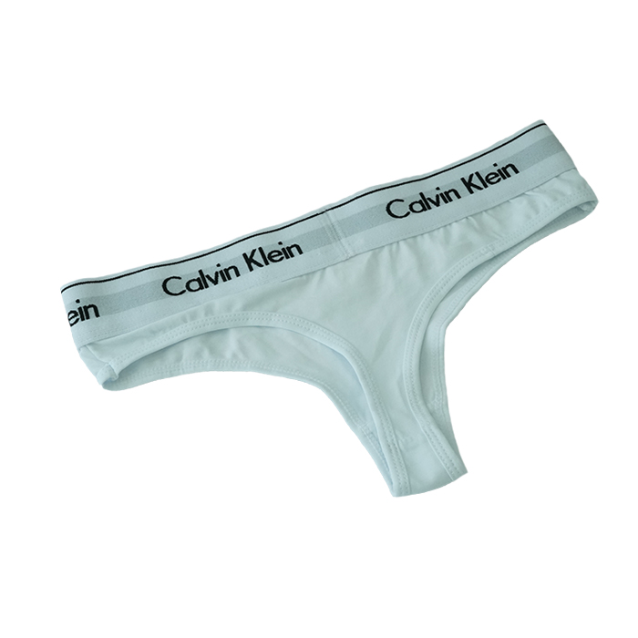 Calvin Klein Mujer Tanga Blanco